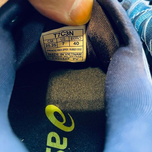 ASICS GEL Nimbus 19 Lite Show T7C3N Men's 7 Womens 8.5 (D) 40 EUR Blue Green - Picture 9 of 10